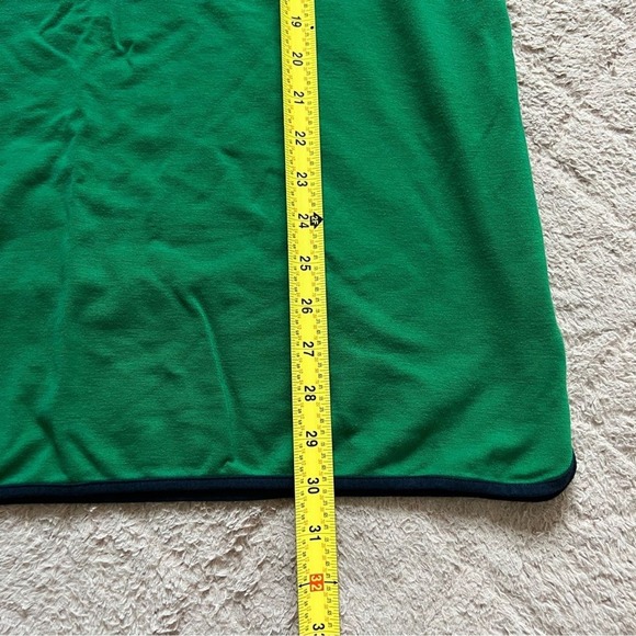 Banana Republic V-Neck Sleeveless‎ Jade Blue Ponte Mini Dress Women's Size L - Picture 6 of 6